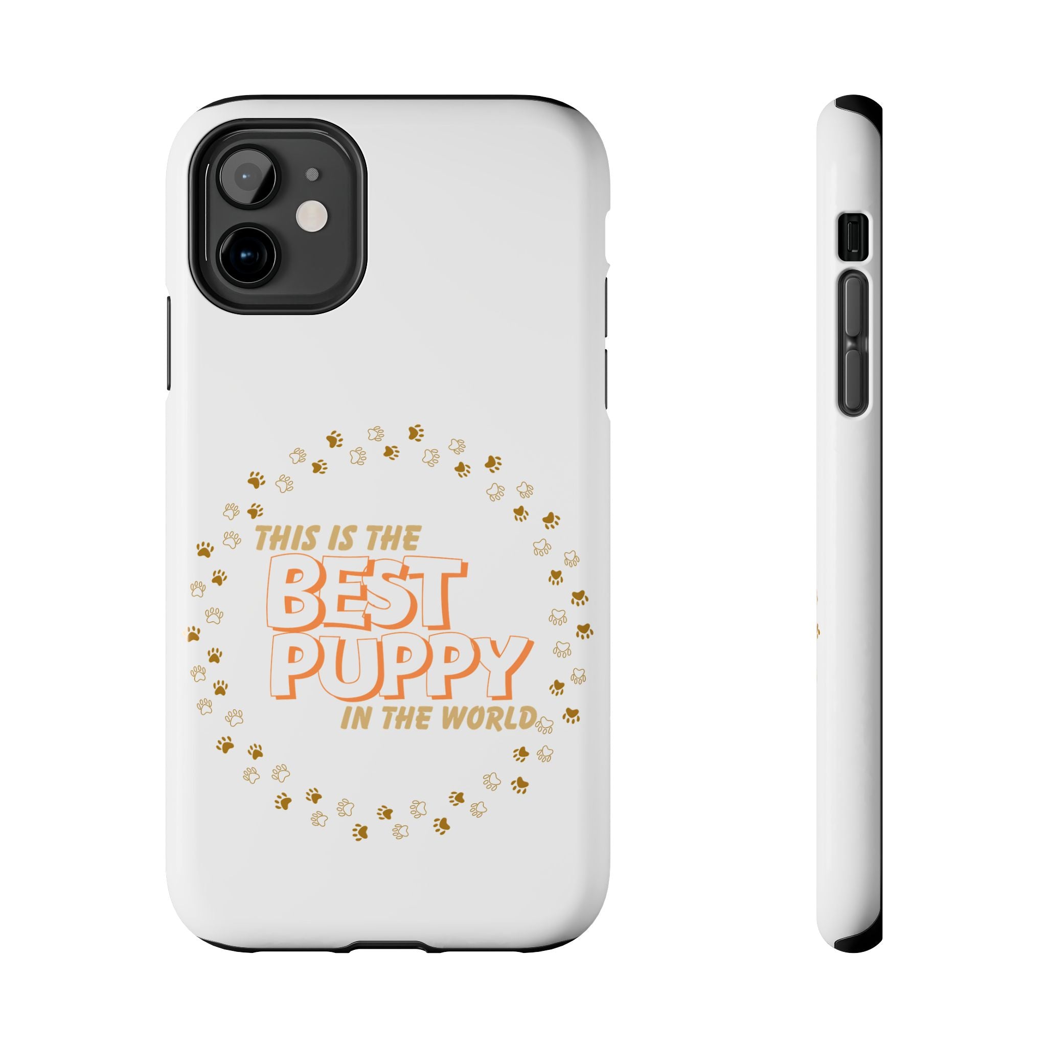 Best Puppy Phone Case — Cute Paw Print Tough Phone Case