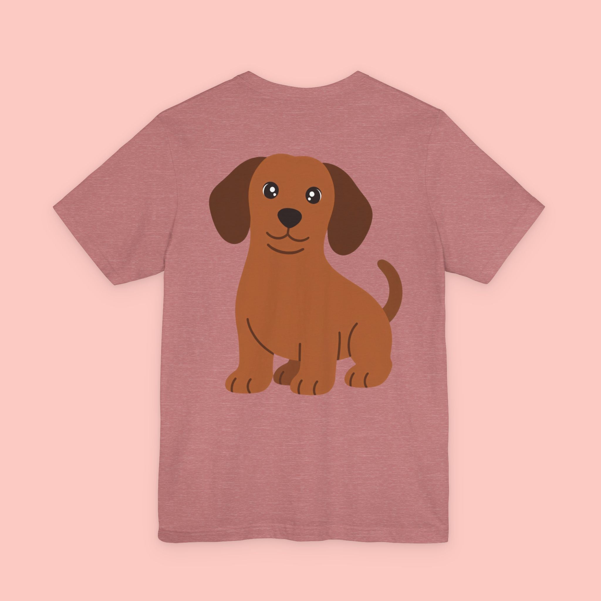 Dachshund Graphic Tee - Cute Brown Sausage Dog T-Shirt