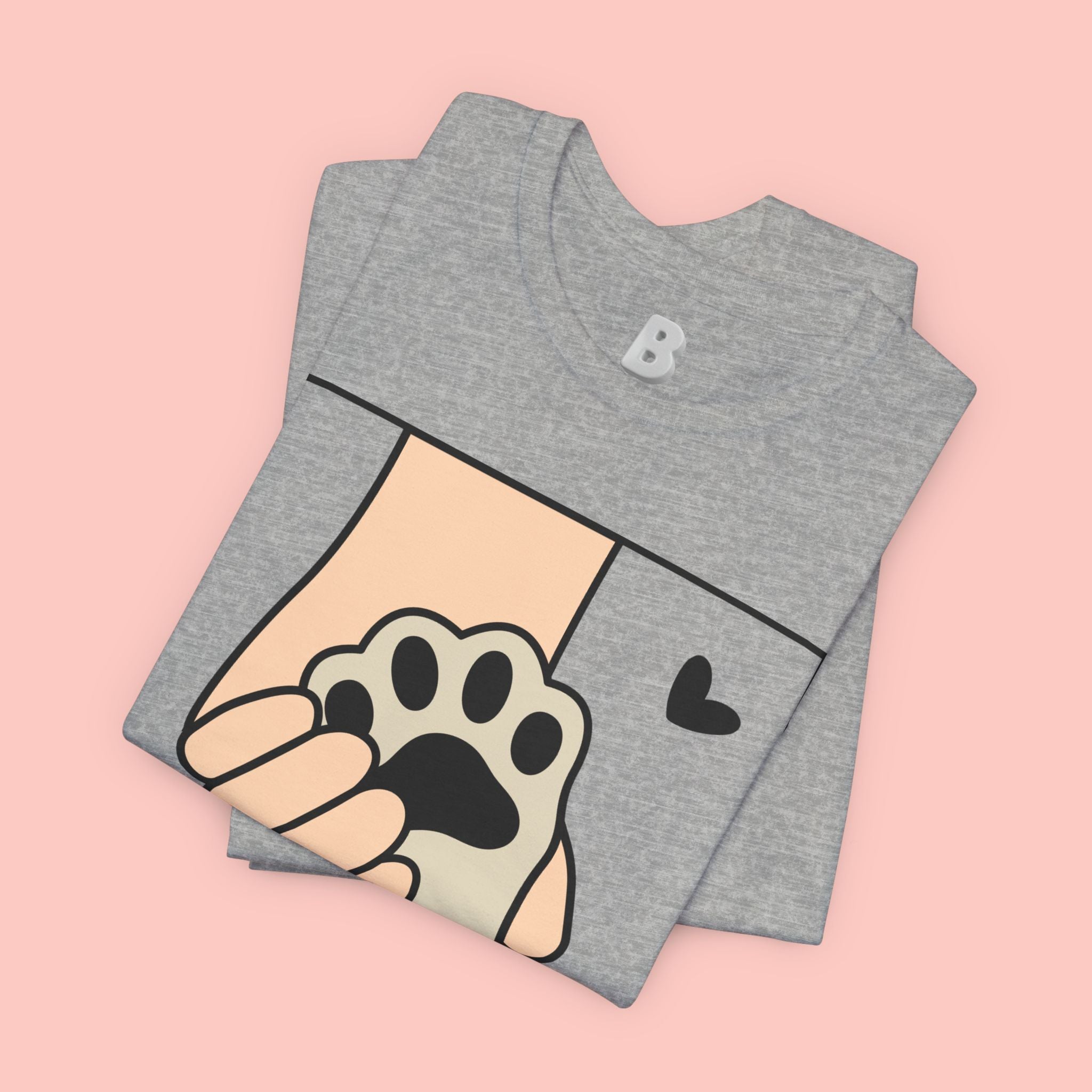 Dog Mom T-Shirt — "Love Your Dog Like a Mom" Paw Print Graphic