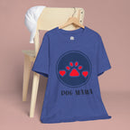 Dog Mama T-Shirt — Cute Paw & Heart Graphic Tee for Dog Lovers