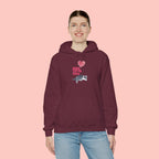 Kiss Your Dog Hoodie — Cute Heart & Dog Graphic Pullover