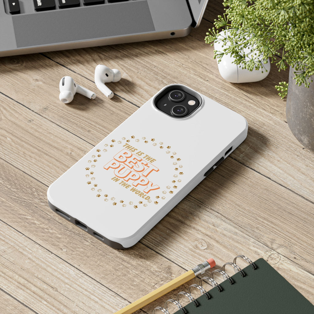 Best Puppy Phone Case — Cute Paw Print Tough Phone Case
