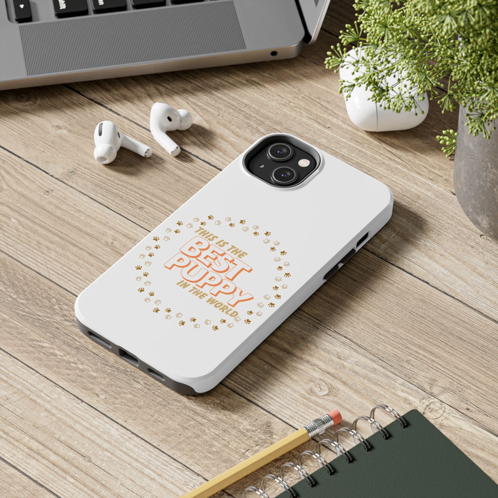 Best Puppy Phone Case — Cute Paw Print Tough Phone Case