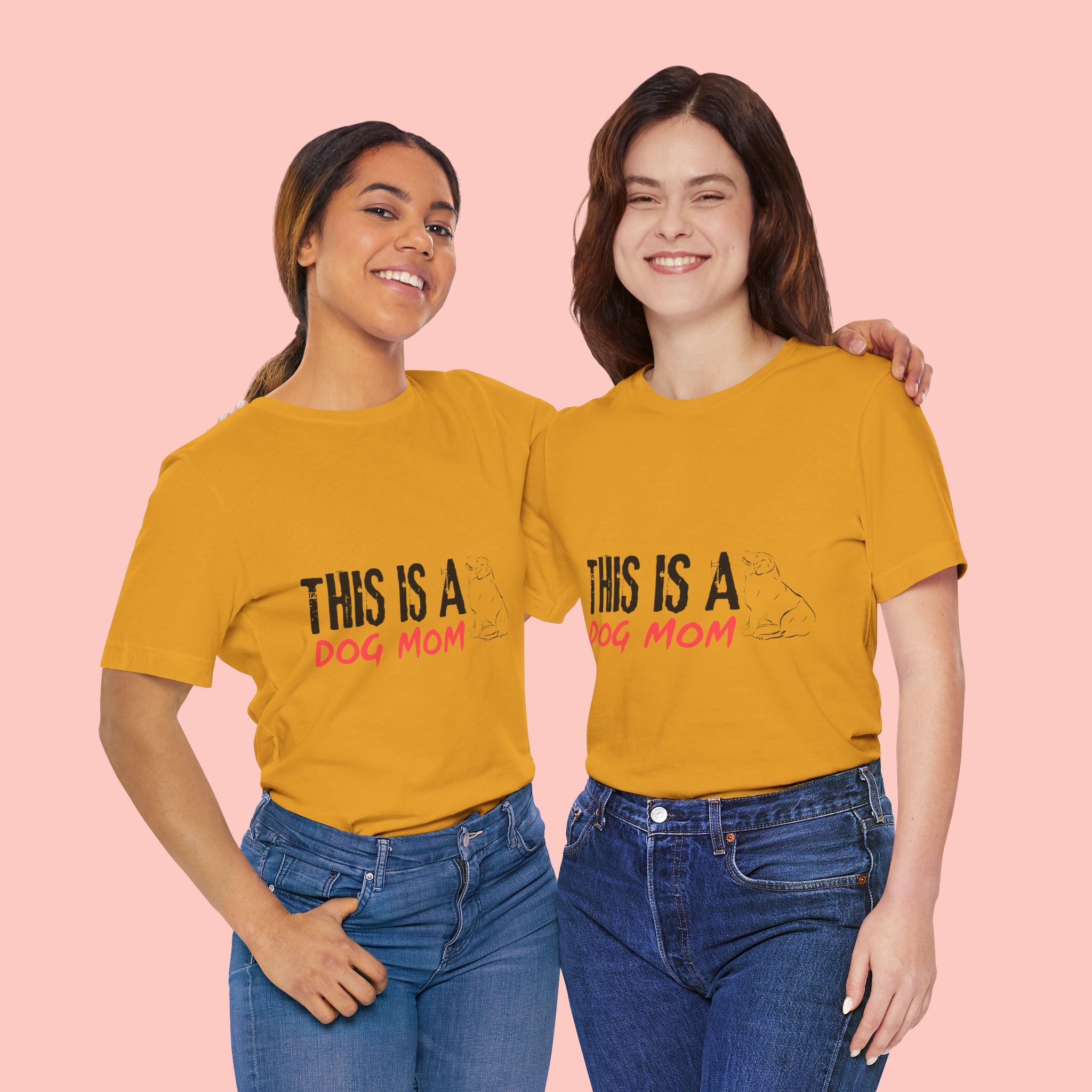 Dog Mom T-Shirt – "This Is A Dog Mom" Graphic Tee
