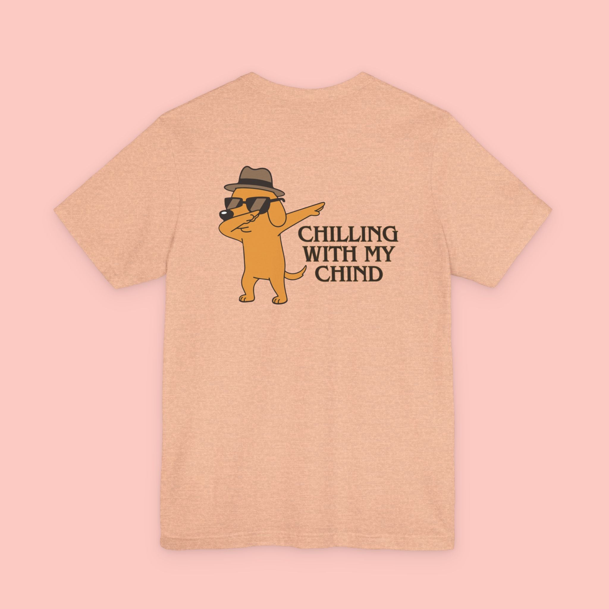 Chilling With My Chind Tee — Funny Dab Cat Graphic T-Shirt