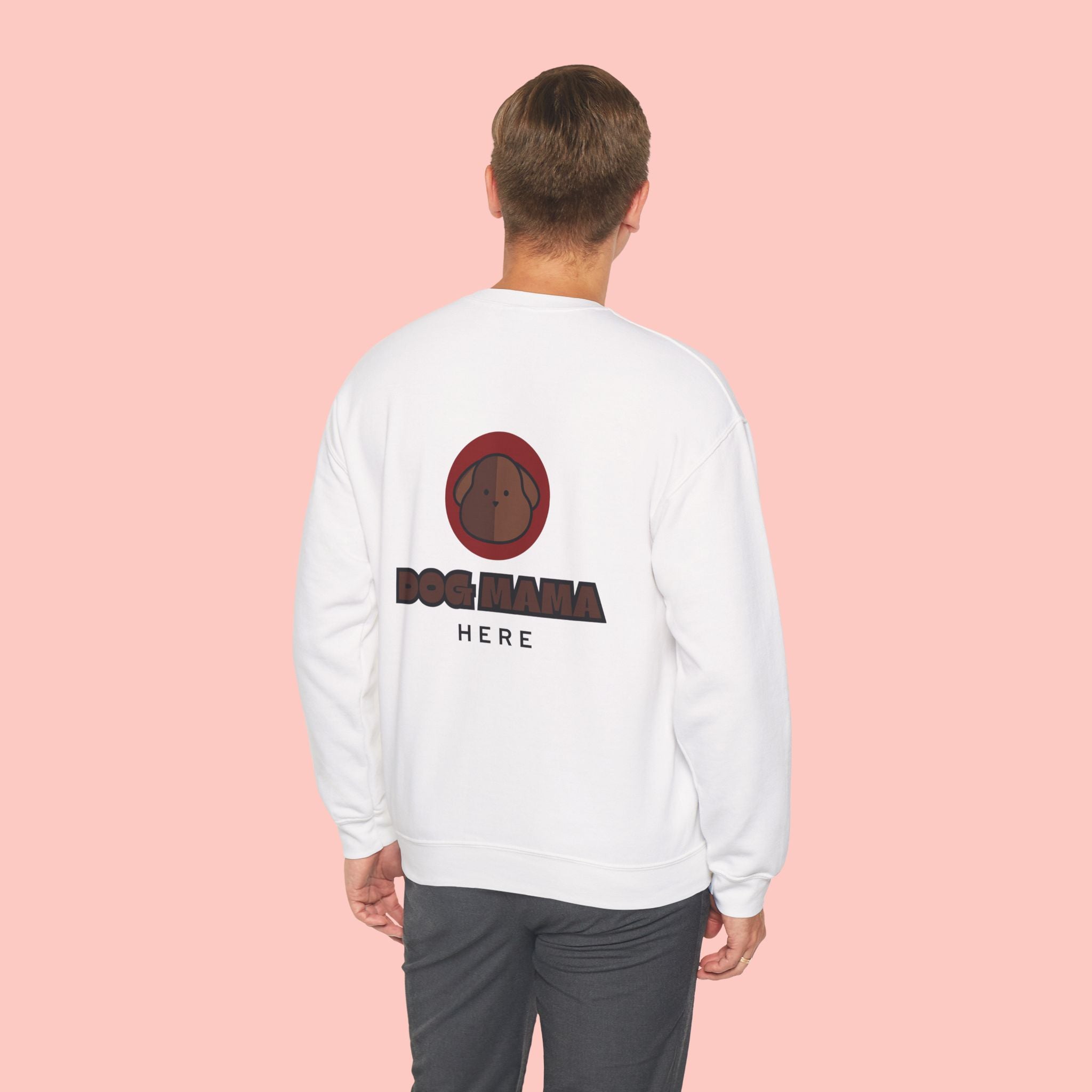 Dog Mama Sweatshirt — "Dog Mama" Graphic Crewneck