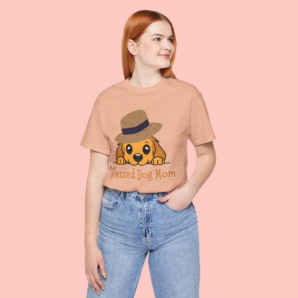 Blessed Dog Mom T-Shirt — Cute Puppy Graphic Tee for Dog Lovers