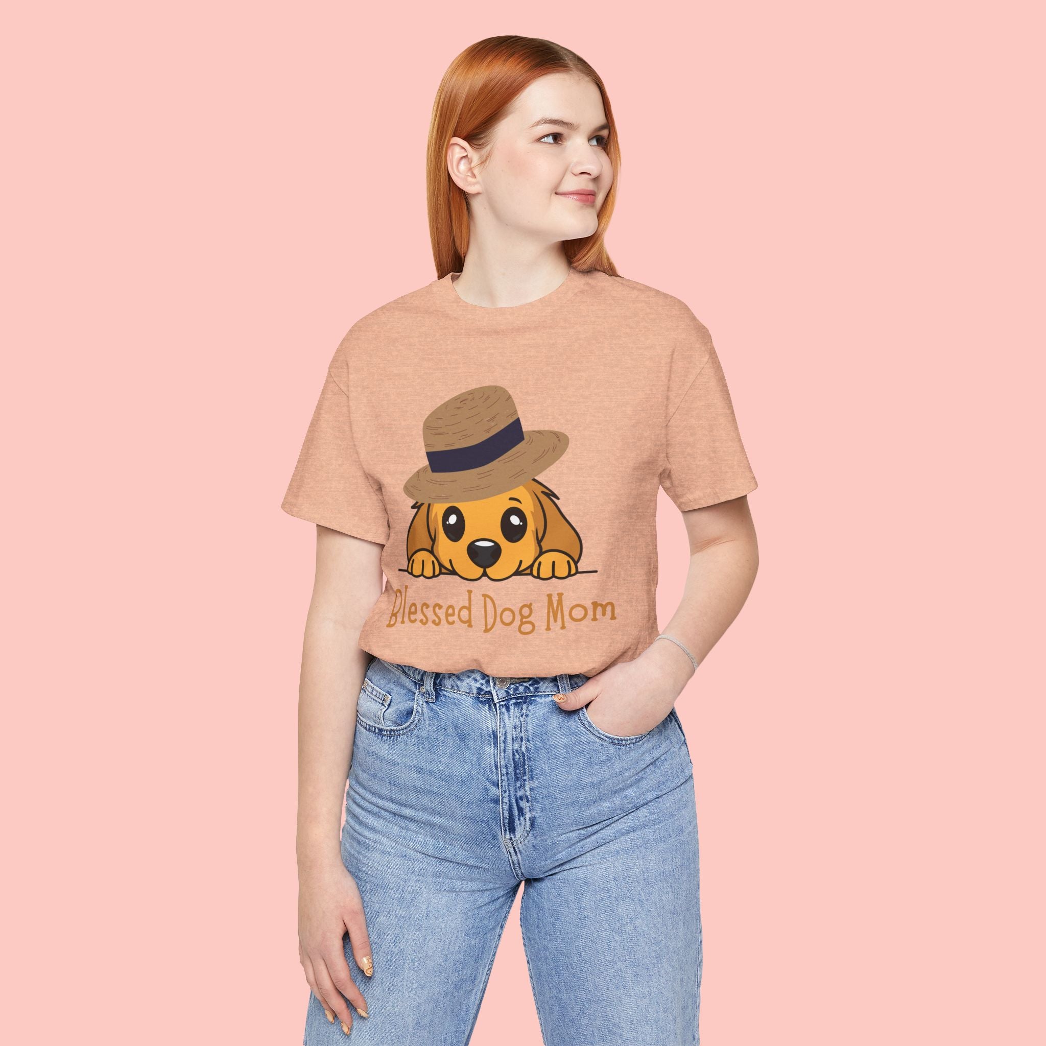 Blessed Dog Mom T-Shirt — Cute Puppy Graphic Tee for Dog Lovers