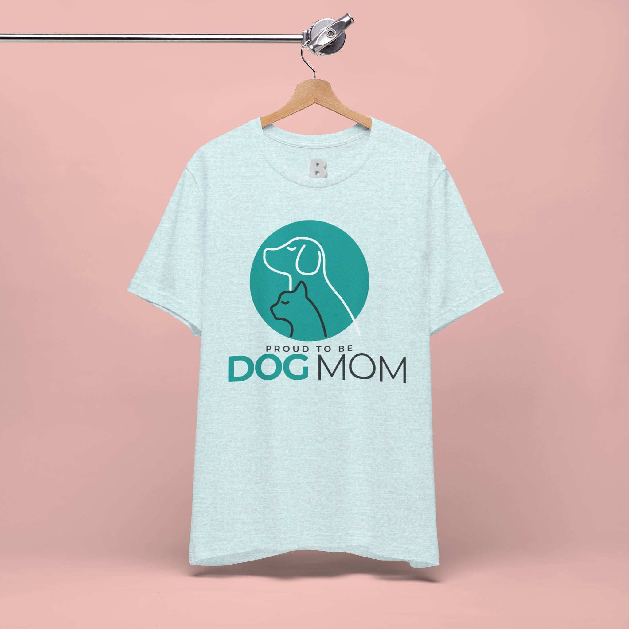 Dog Mom T-Shirt – "Proud to Be Dog Mom" Graphic Tee
