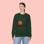 Enjoy the Morning Dog Crewneck Sweatshirt — Sunrise Labrador Graphic