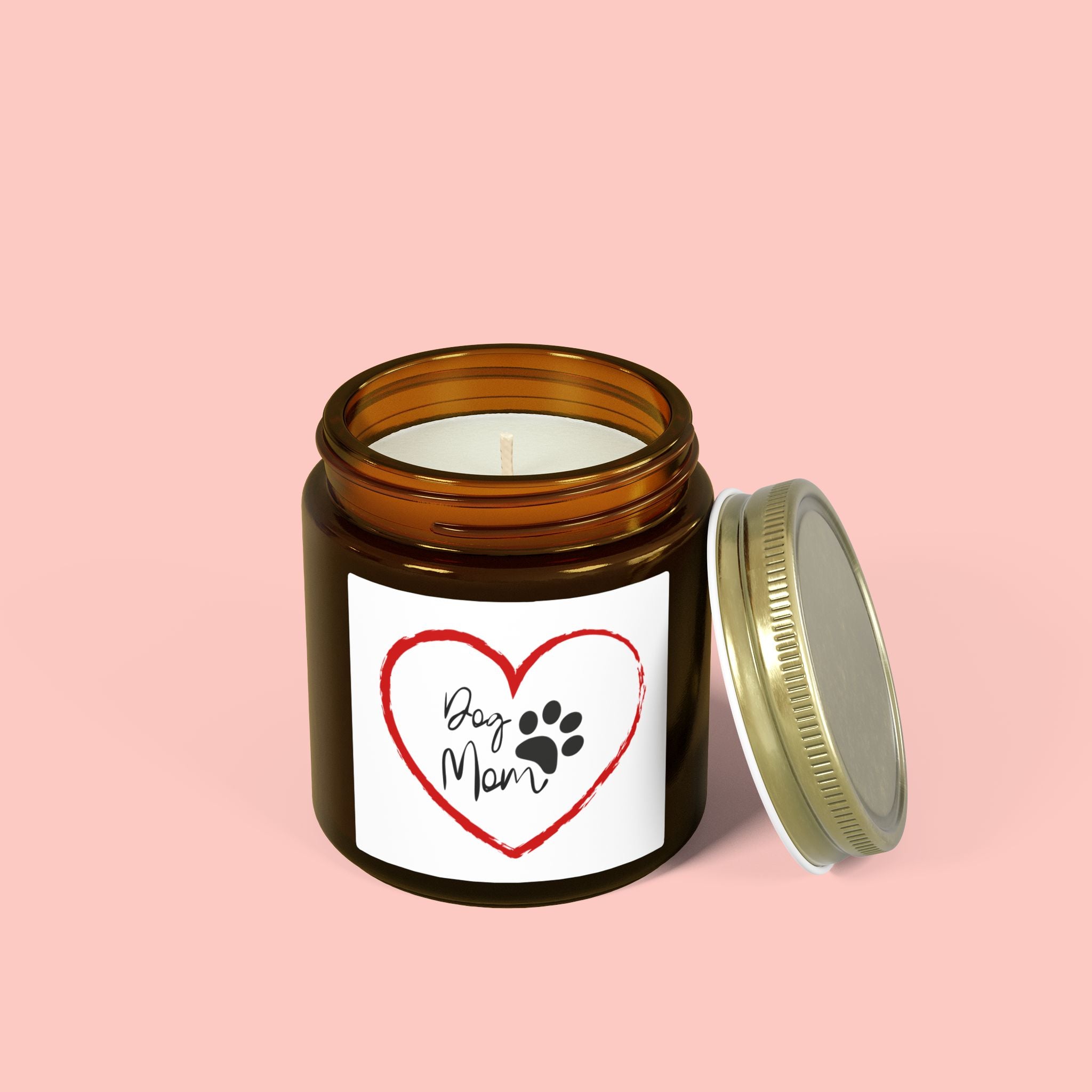 Dog Mom Soy Candle — Coconut Apricot Wax (4oz & 9oz)