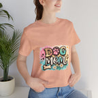 Dog Mom T-Shirt – Cute Paw Print Graphic Tee for Pet Lovers