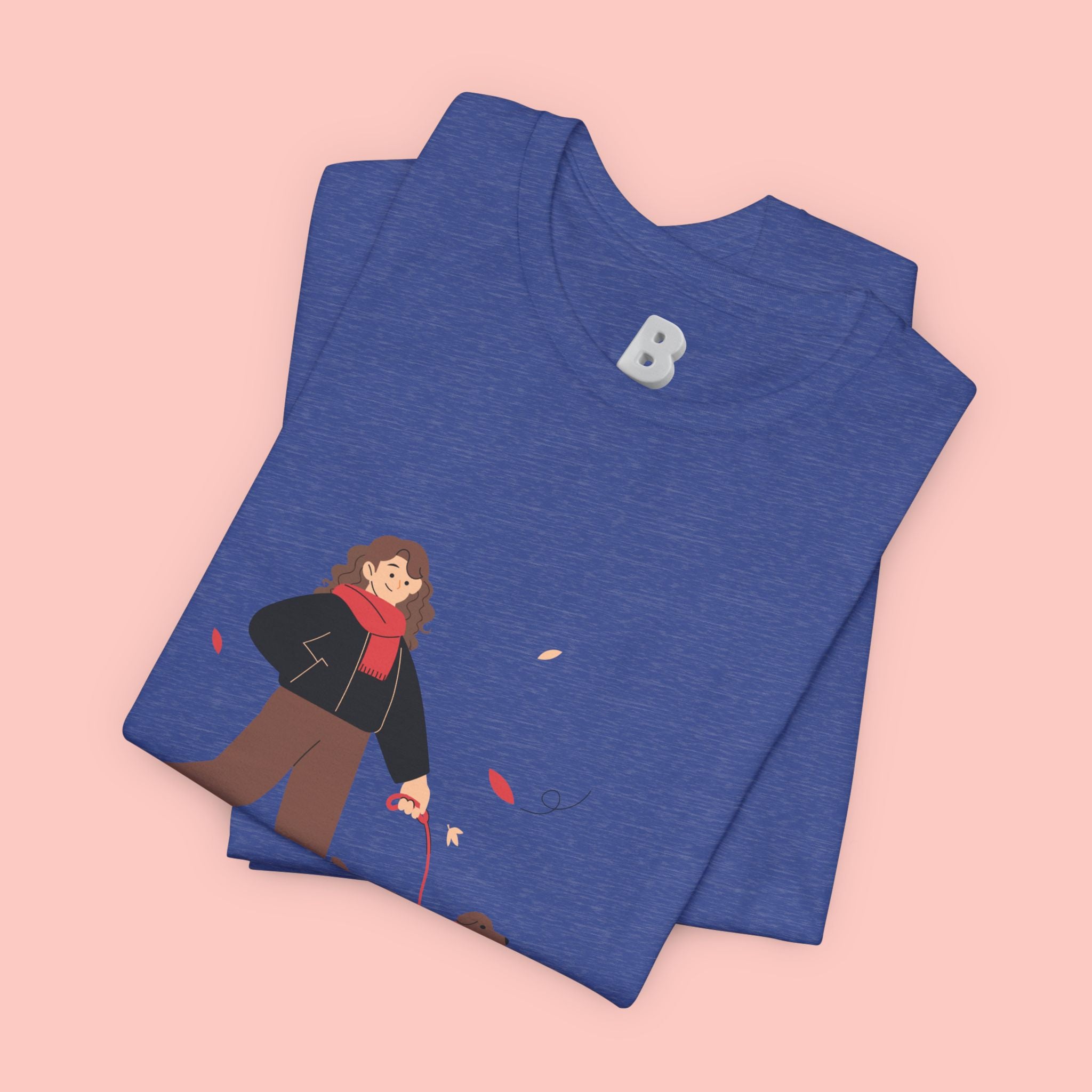 Walk With Your Dog Tee — Cute Dog Walking Graphic T-Shirt