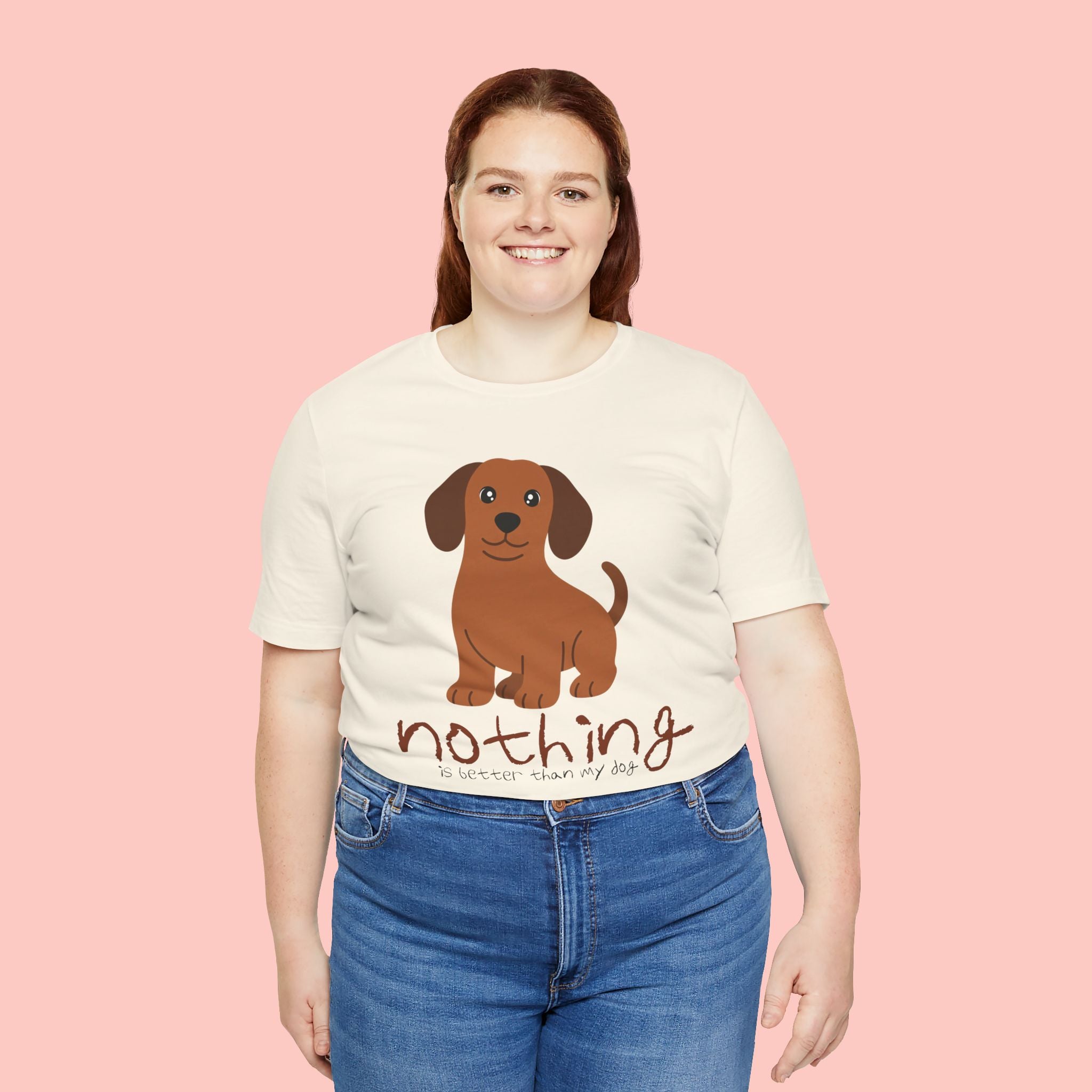 Dachshund Puppy Tee — "Nothing Better Than My Dog" Cute Dog Lover T-Shirt