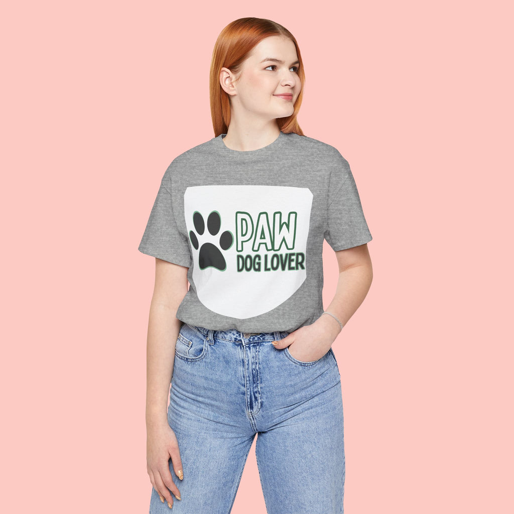 Paw Dog Lover T-Shirt — Cute Paw Print Tee for Dog Owners