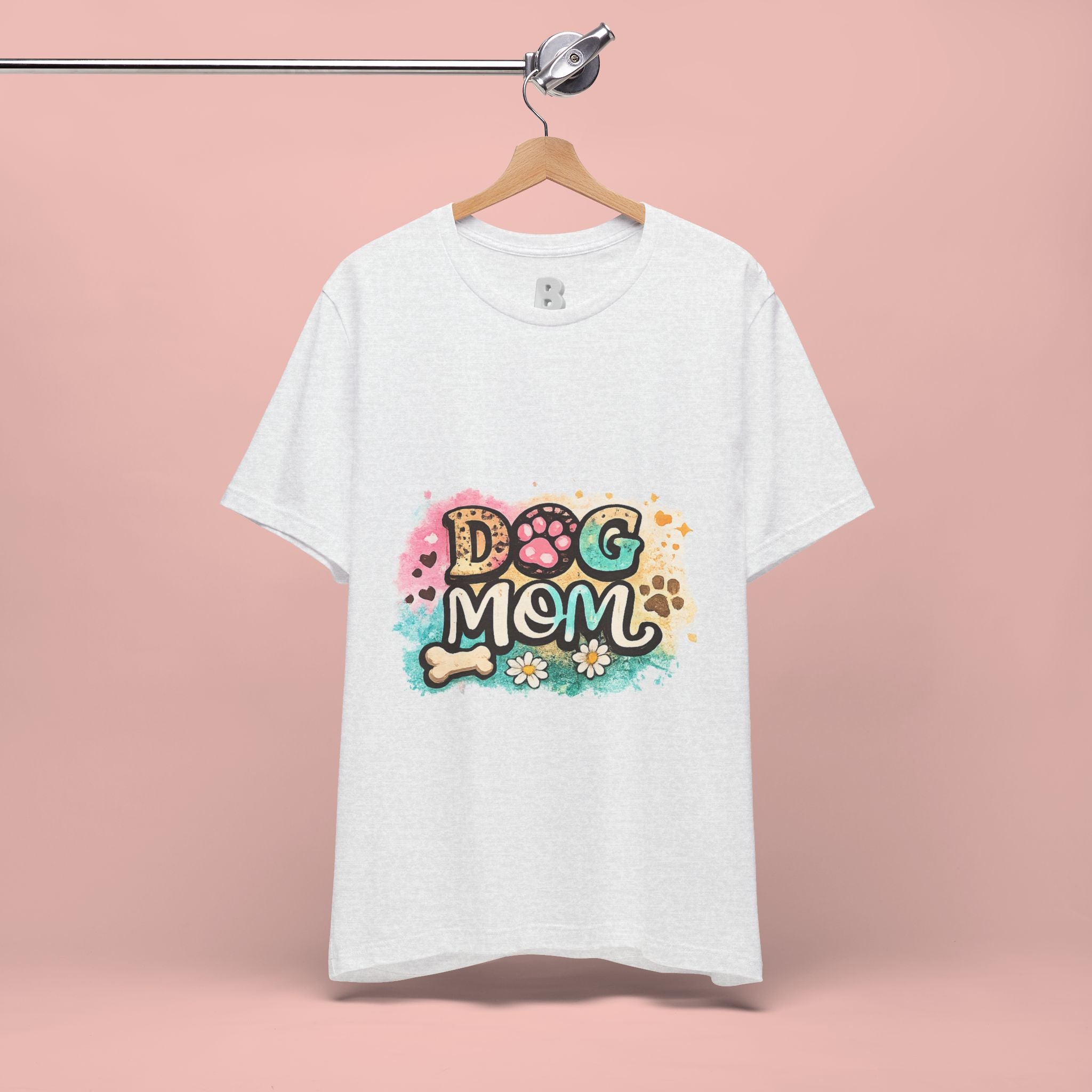 Dog Mom T-Shirt – Cute Paw Print Graphic Tee for Pet Lovers