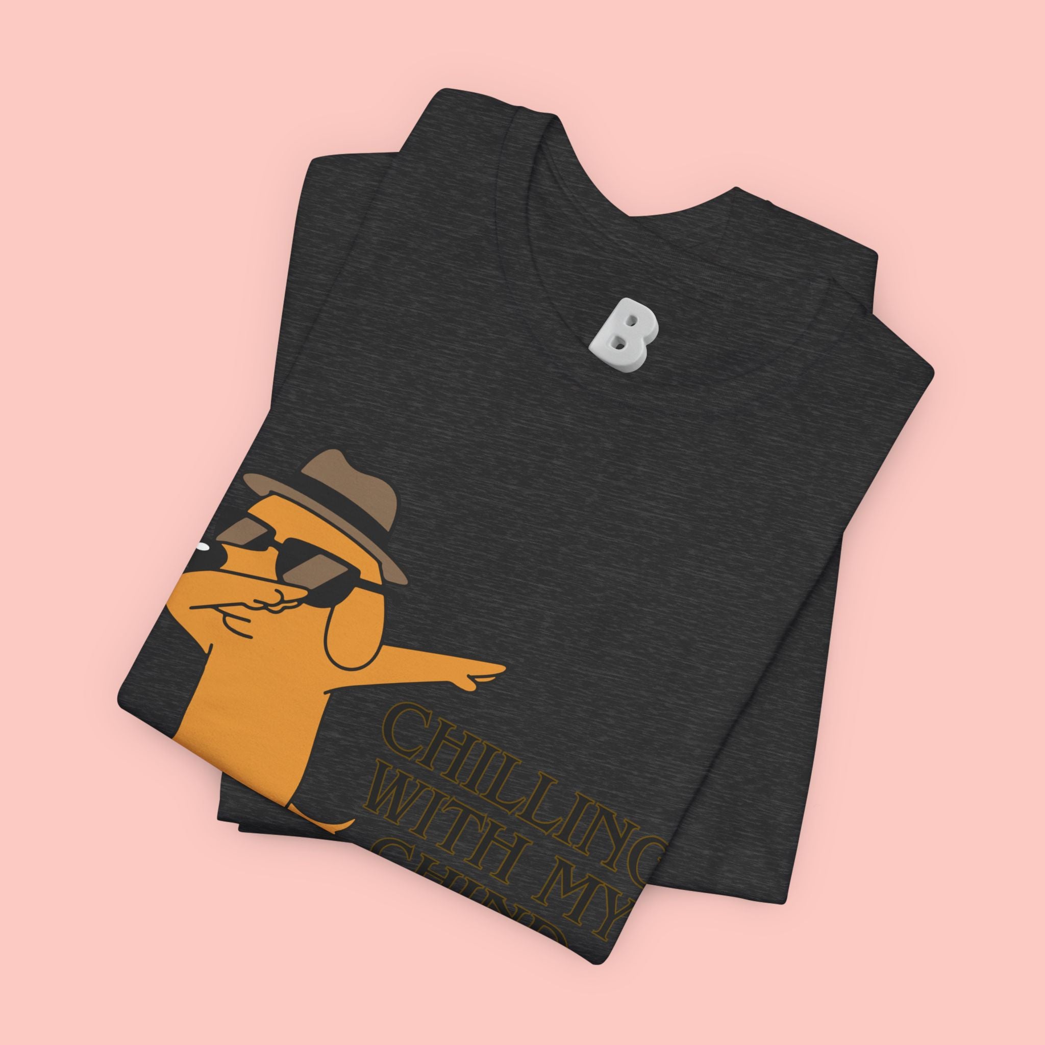 Chilling With My Chind T-Shirt — Funny Dabbing Cat Graphic Tee