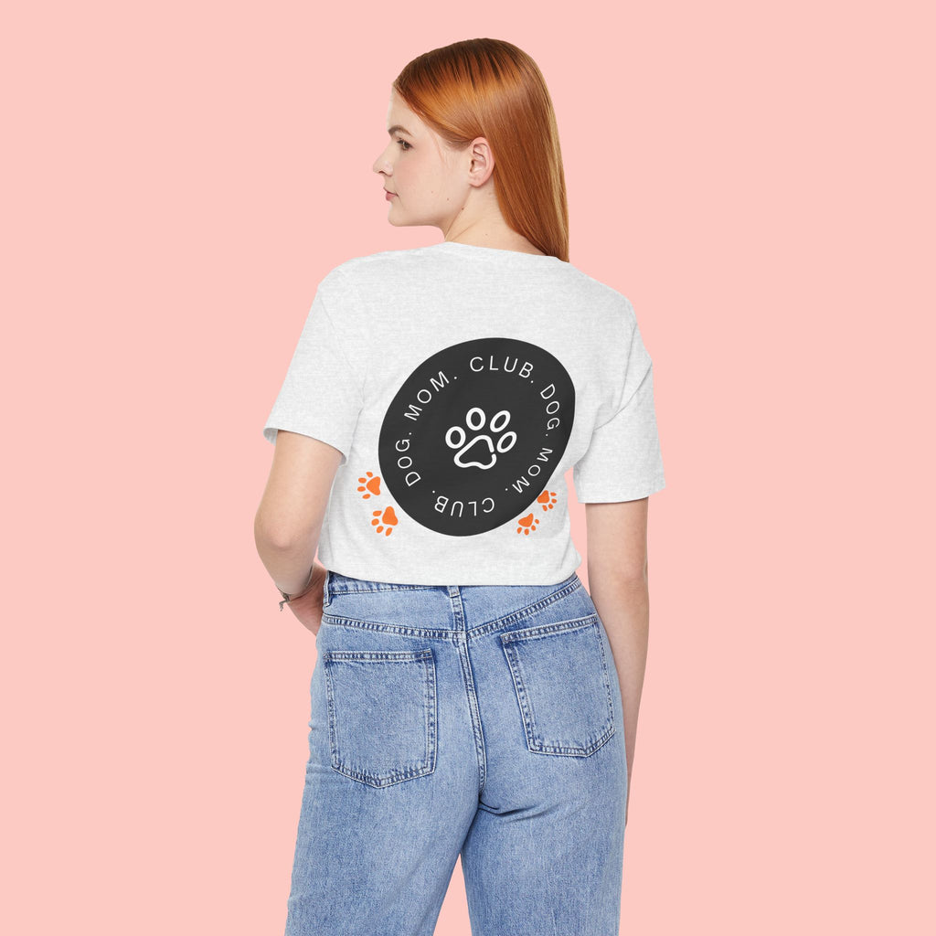 Dog Mom Club T-Shirt — Paw Print Graphic Tee for Pet Lovers