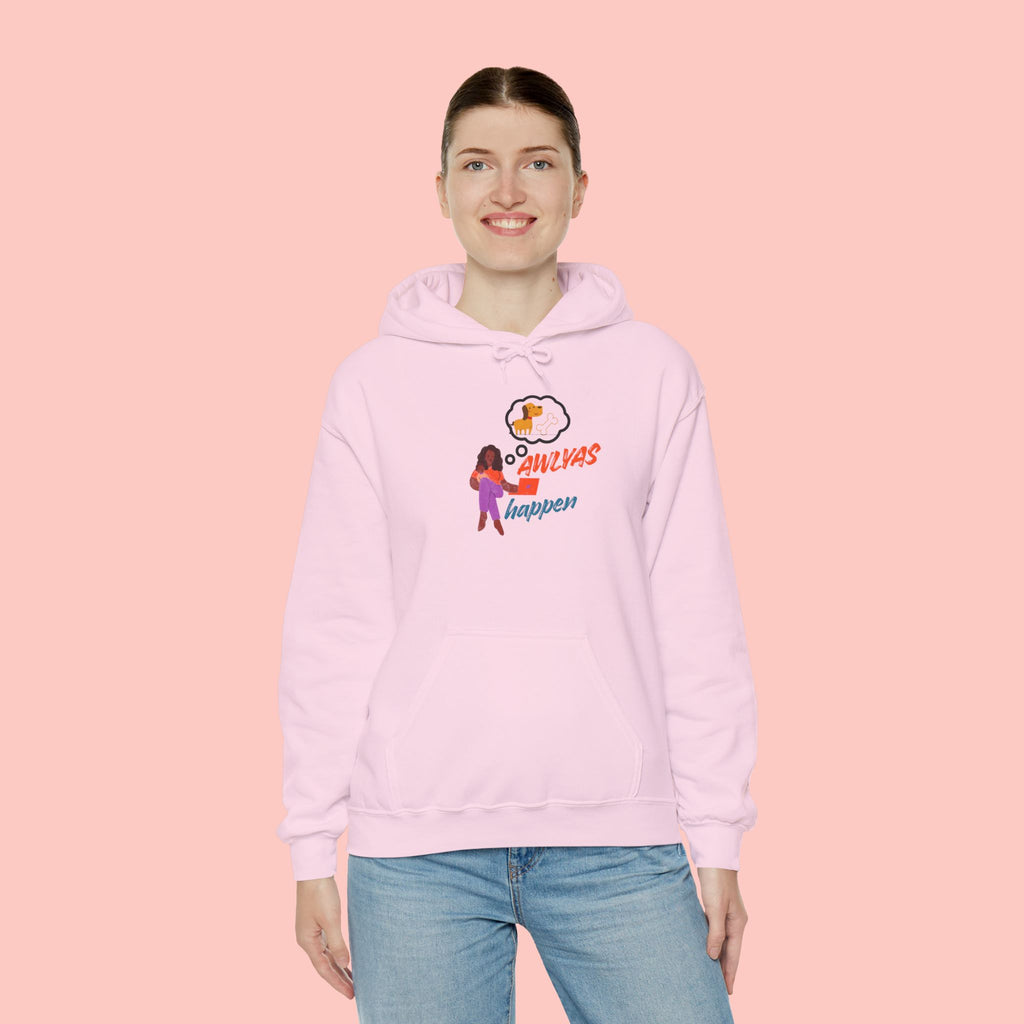 Hoodie — "Always Happen" Empowerment Graphic Hoodie