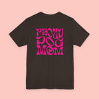 Proud Dog Mom T-Shirt — Retro Pink Graphic Tee for Pet Lovers