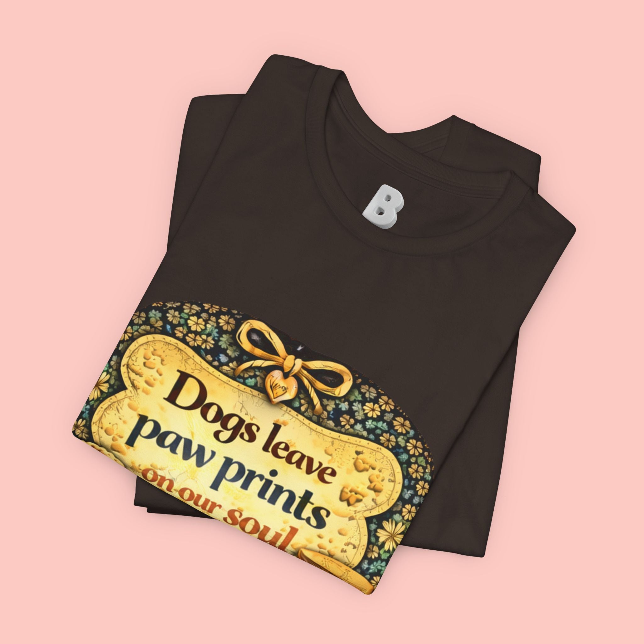 Dogs Leave Paw Prints Tee – Vintage Pet Lover T‑Shirt