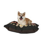 Mom's Shadow Pet Bed — Soft Pawprint Dog & Cat Cushion
