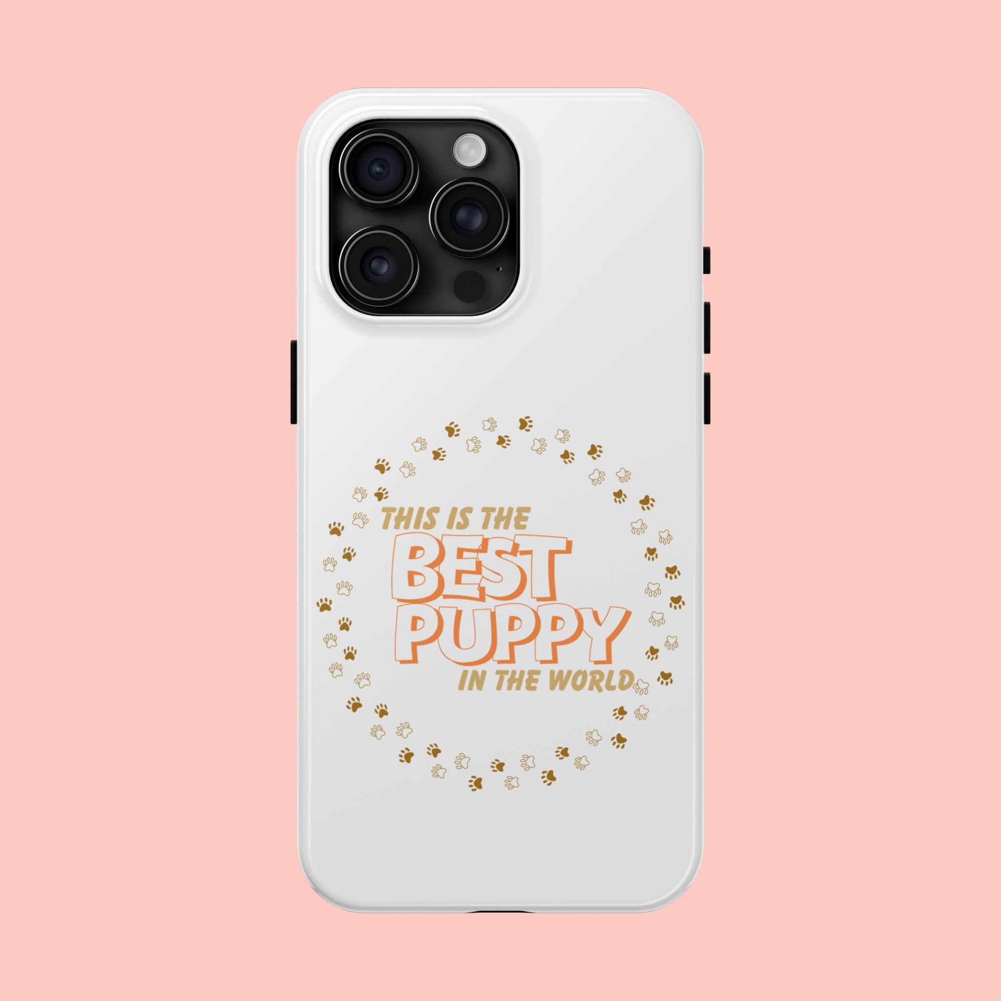 Best Puppy Phone Case — Cute Paw Print Tough Phone Case