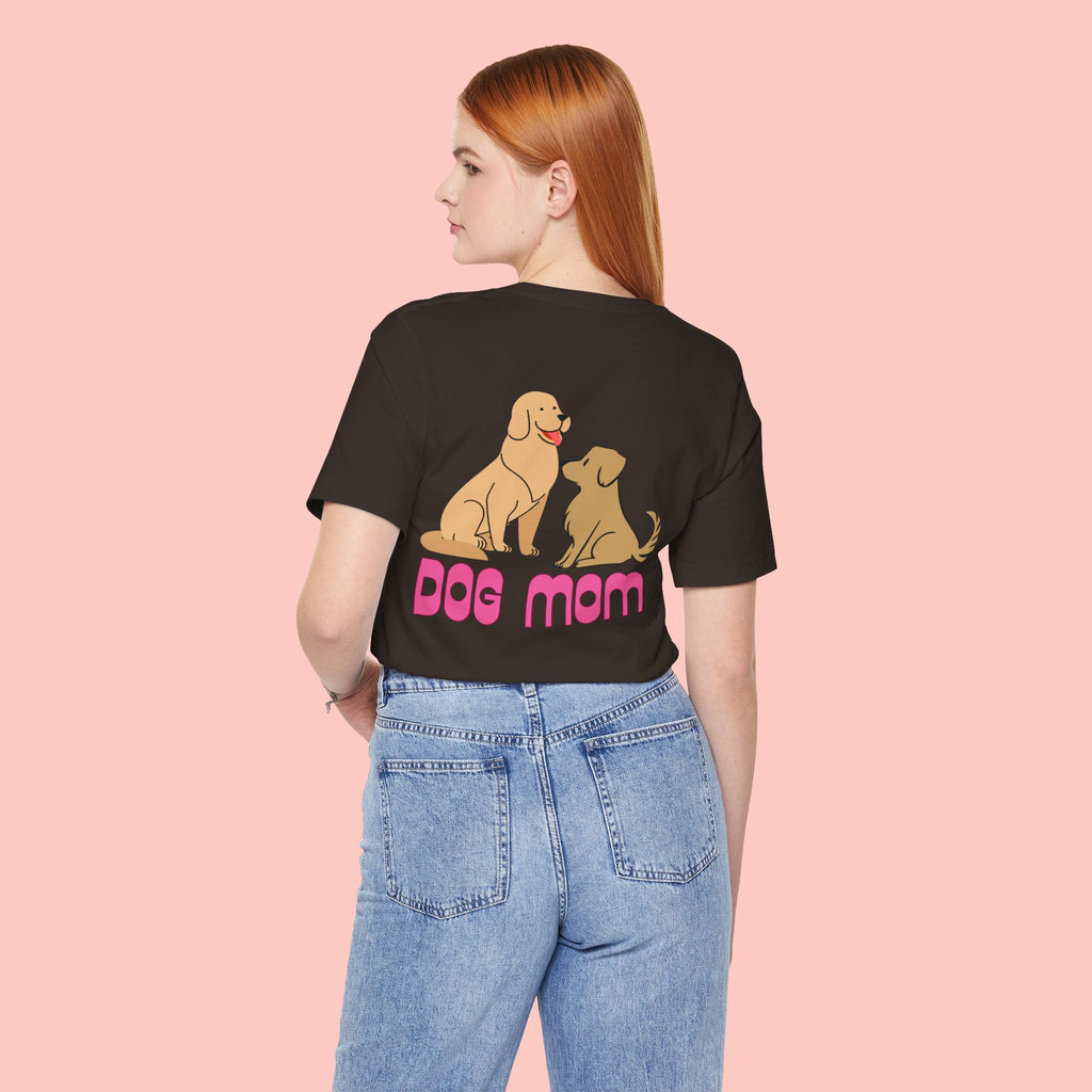 Dog Mom T‑Shirt — Cute Cartoon Dogs Graphic Tee for Pet Moms