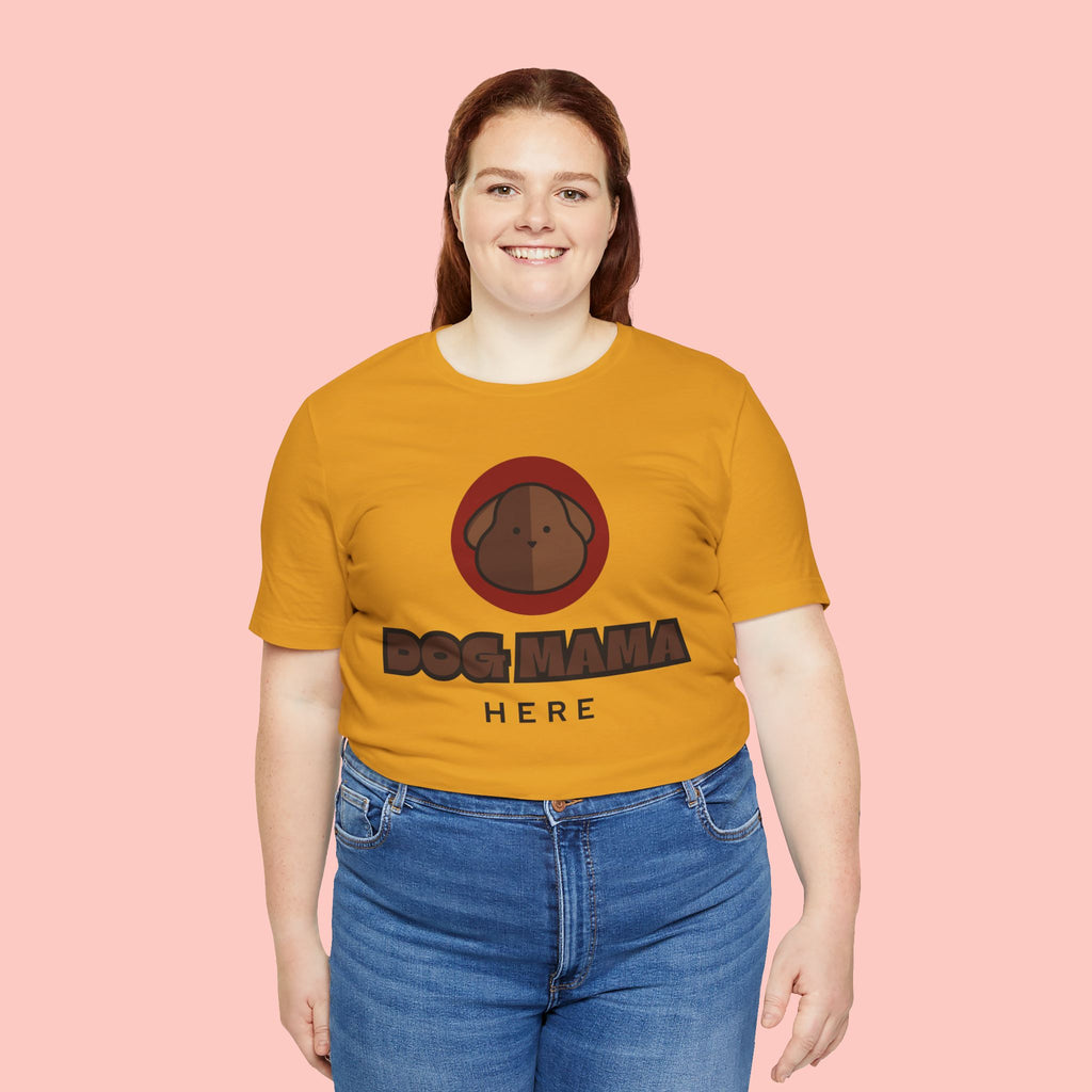 Dog Mama T-Shirt – Cute Brown Pup Graphic Tee