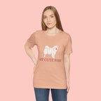 My Cute Paw Samoyed T‑Shirt — Cute Dog Graphic Tee for Pet Lovers