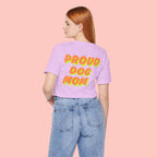 Proud Dog Mom T-Shirt — Bold Retro Text Tee for Dog Lovers