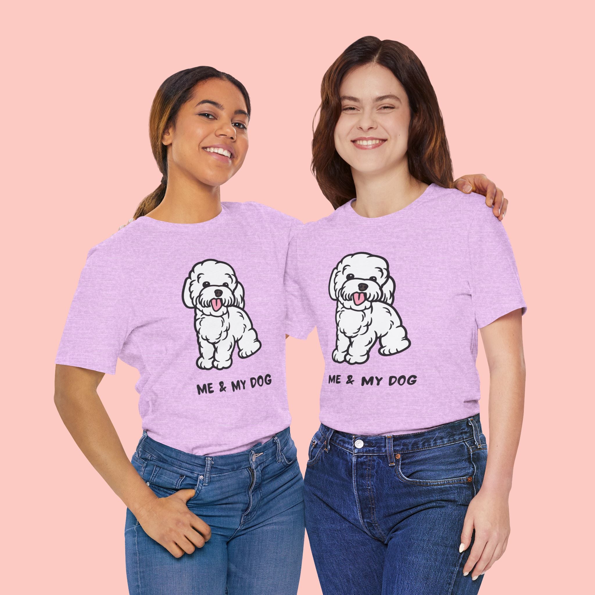 Me & My Dog T-Shirt — Cute Cartoon Puppy Tee for Dog Lovers