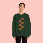 Dog Mom Paw Print Sweatshirt — Cute Pet Lover Crewneck