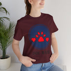 Dog Mama T-Shirt — Cute Paw & Heart Graphic Tee for Dog Lovers
