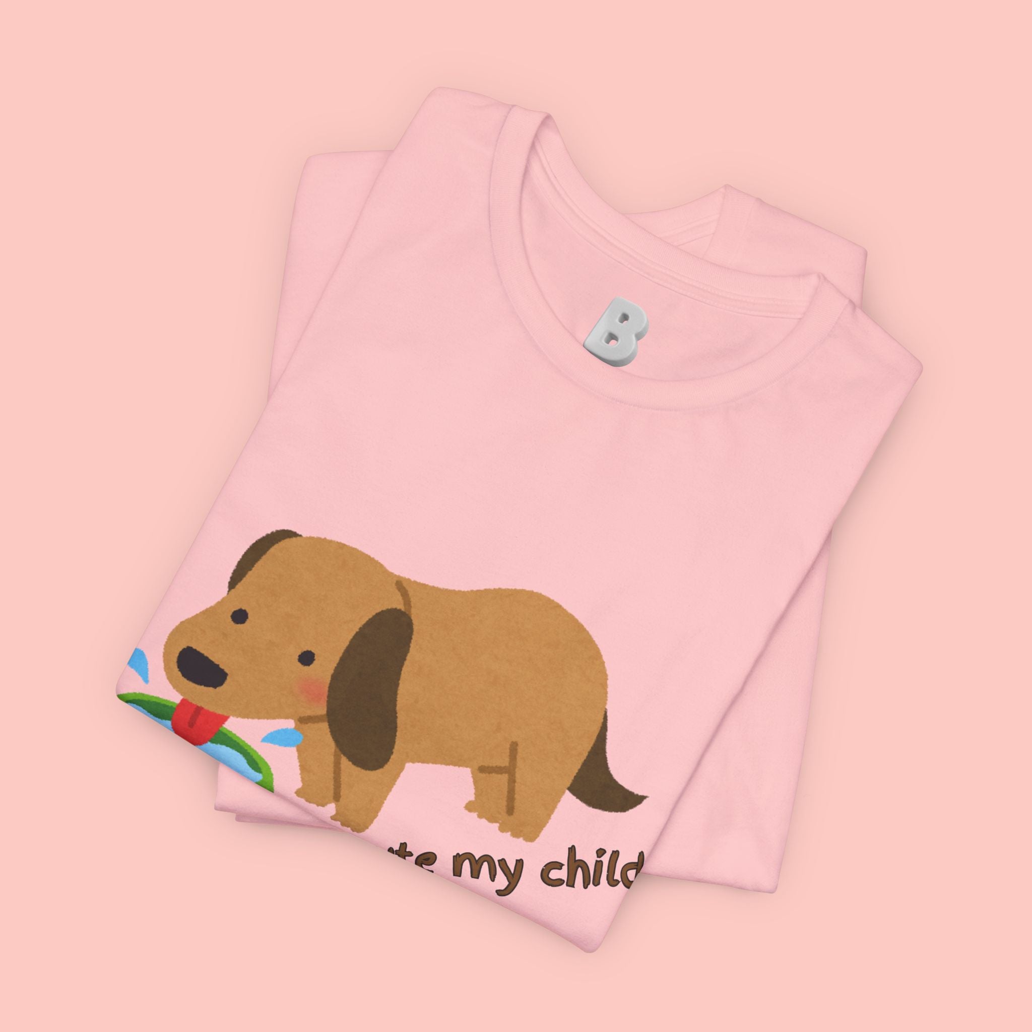 Dog T-Shirt — Cute Dachshund "how cute my child" Graphic Tee