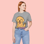 Love Your Dog Tee — Cute Golden Retriever Graphic T-Shirt