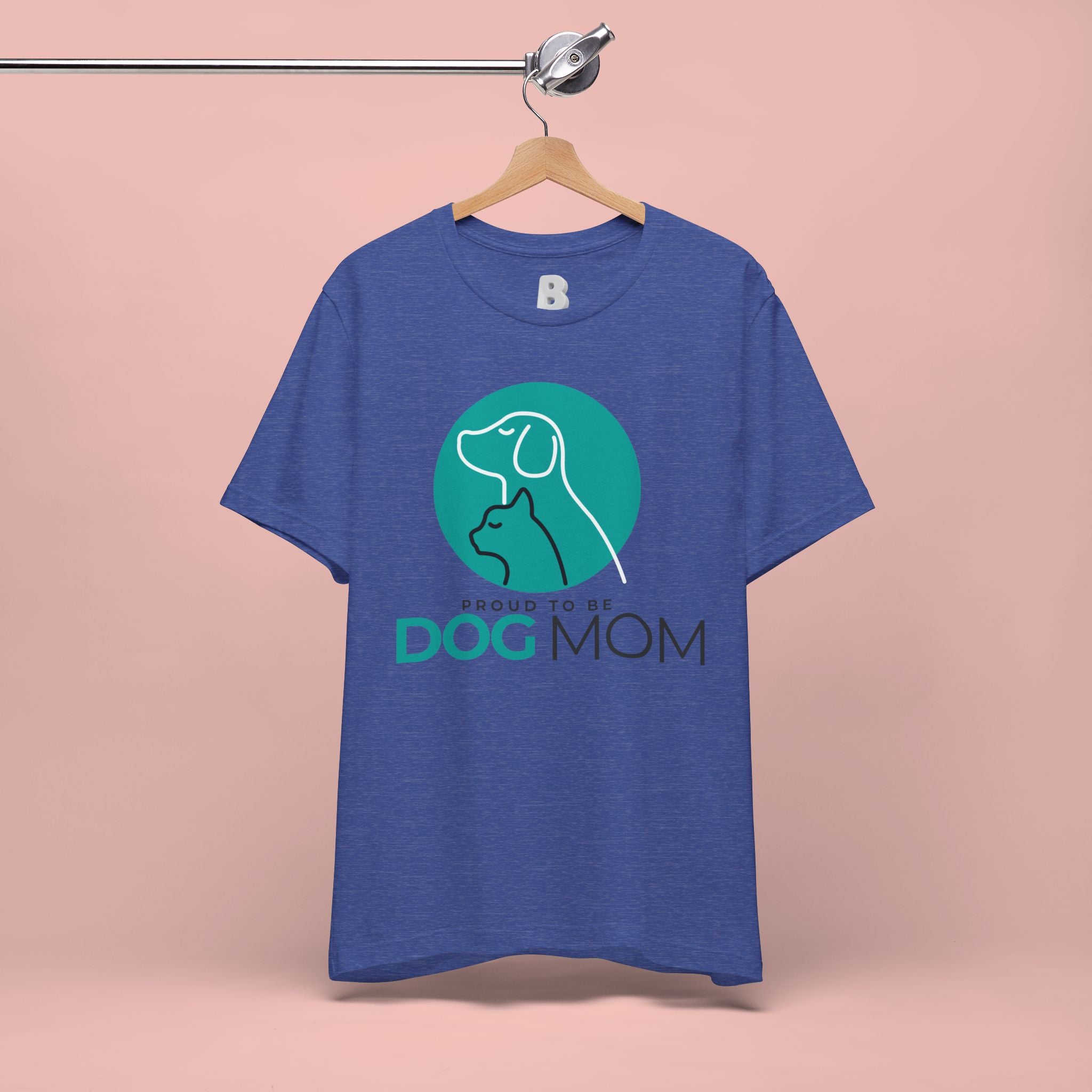 Dog Mom T-Shirt – "Proud to Be Dog Mom" Graphic Tee