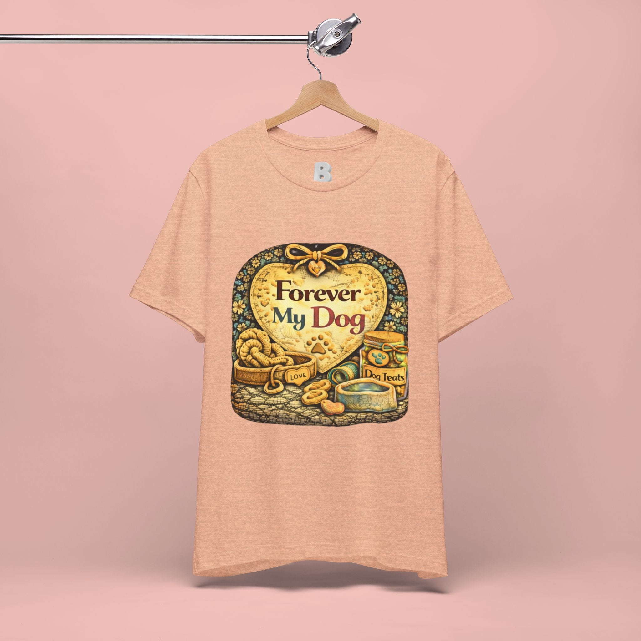 Dog T-Shirt — "Forever My Dog" Vintage Pet Lovers Tee