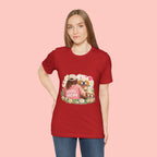 Dog Mom T-Shirt — Cute Floral Puppy Tee for Dog Lovers