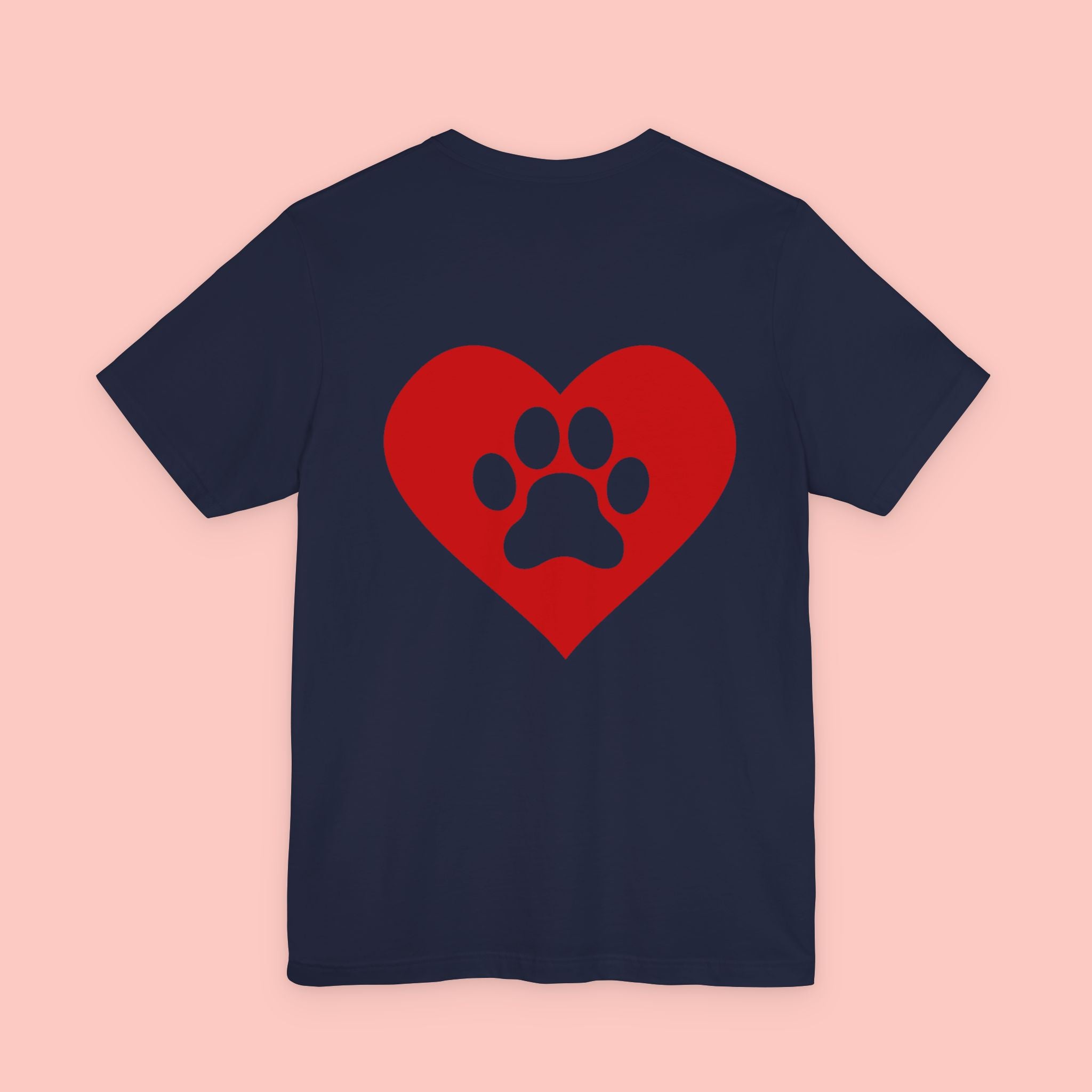 Pet Lover Heart Paw T-Shirt