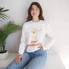 Crewneck Sweatshirt - 'Mom Approved' Dabbing Dog Cute Graphic