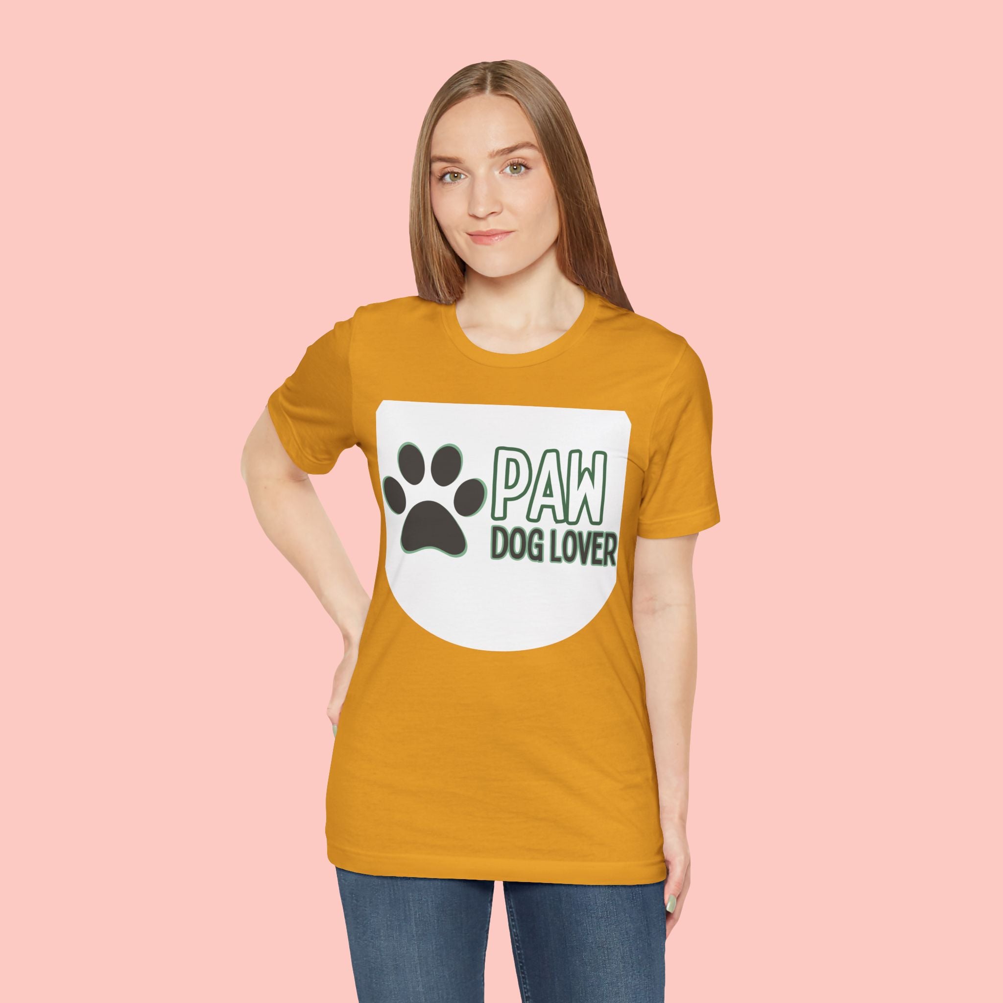 Paw Dog Lover T-Shirt — Cute Paw Print Tee for Dog Owners