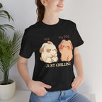 Just Chilling Dog T-Shirt — Cute Me & My Dog Matching Tee