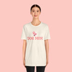 Dog Mom T-Shirt — Pink Paw Graphic Tee for Dog Lovers