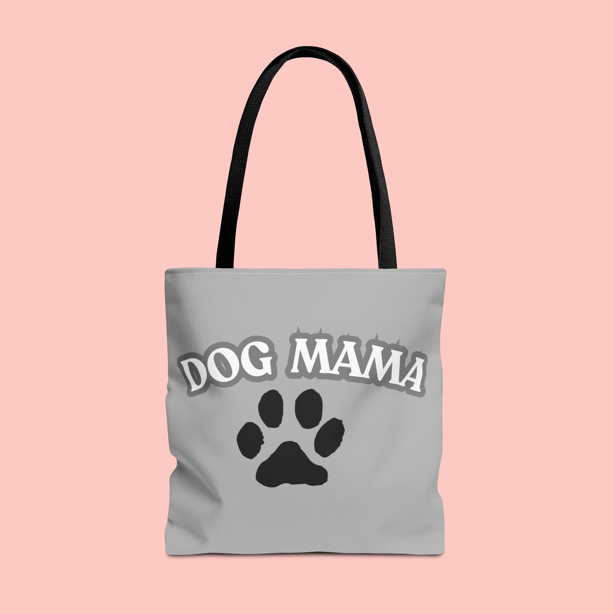 Dog Mama Paw Print Tote Bag – Cute Pet Lover Gift