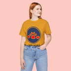 Dog Mama T-Shirt — Cute Paw & Heart Graphic Tee for Dog Lovers