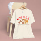 Dog Mom T-Shirt — Cute Shiba & Treats “My Dog Is My Whole World” Tee