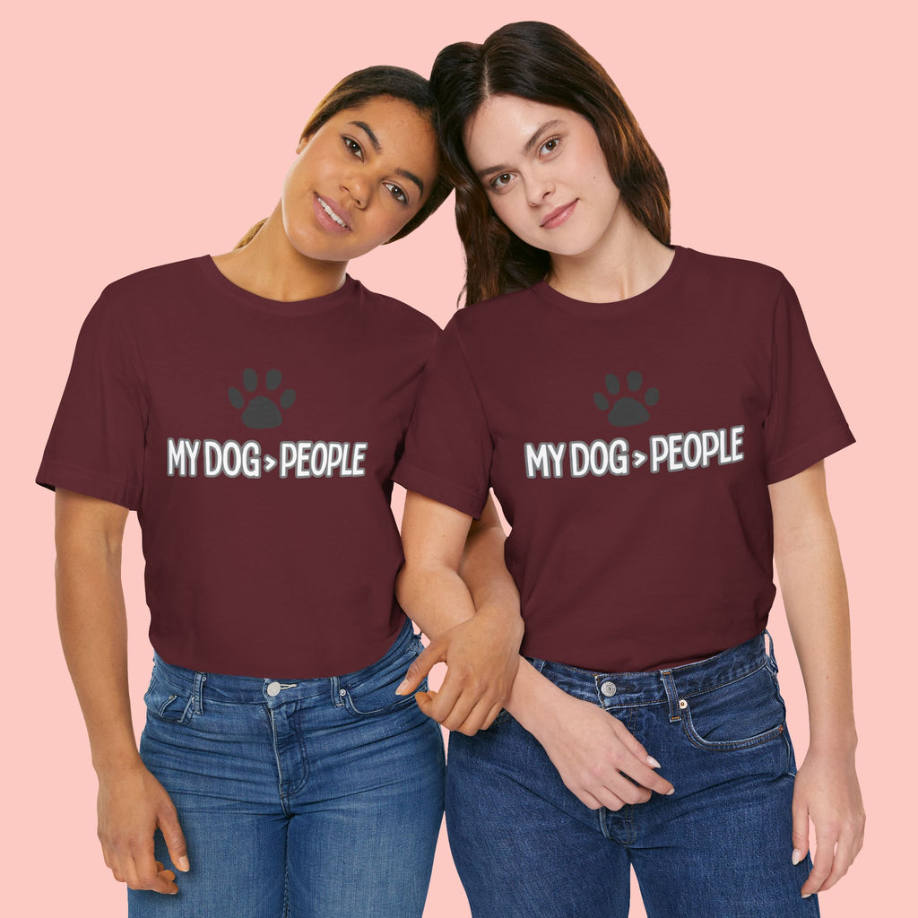 My Dog People T-Shirt — Dog Paw Graphic Tee for Dog Lovers