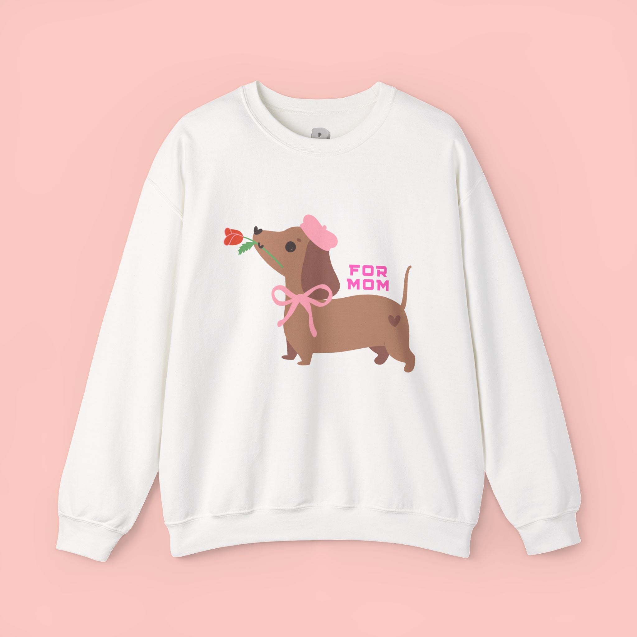 Dachshund 'For Mom' Crewneck Sweatshirt – Cute Dog Mom Gift