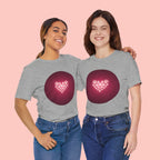 Paw Print Heart T‑Shirt — Cute Pet Lover Tee